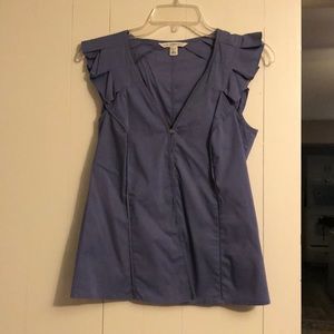 Banana Republic sleeveless periwinkle summer top